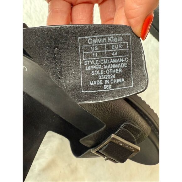 Man\'s Sandals Calvin Klein 11 Leather Shoes main image 6